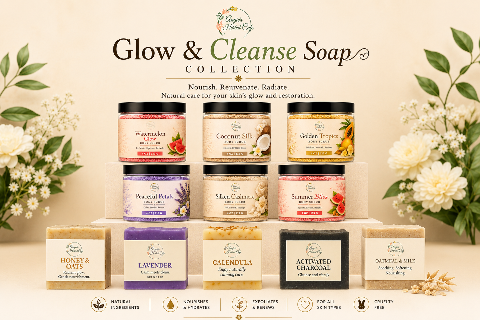 Glow & Cleanse Soap Collection: